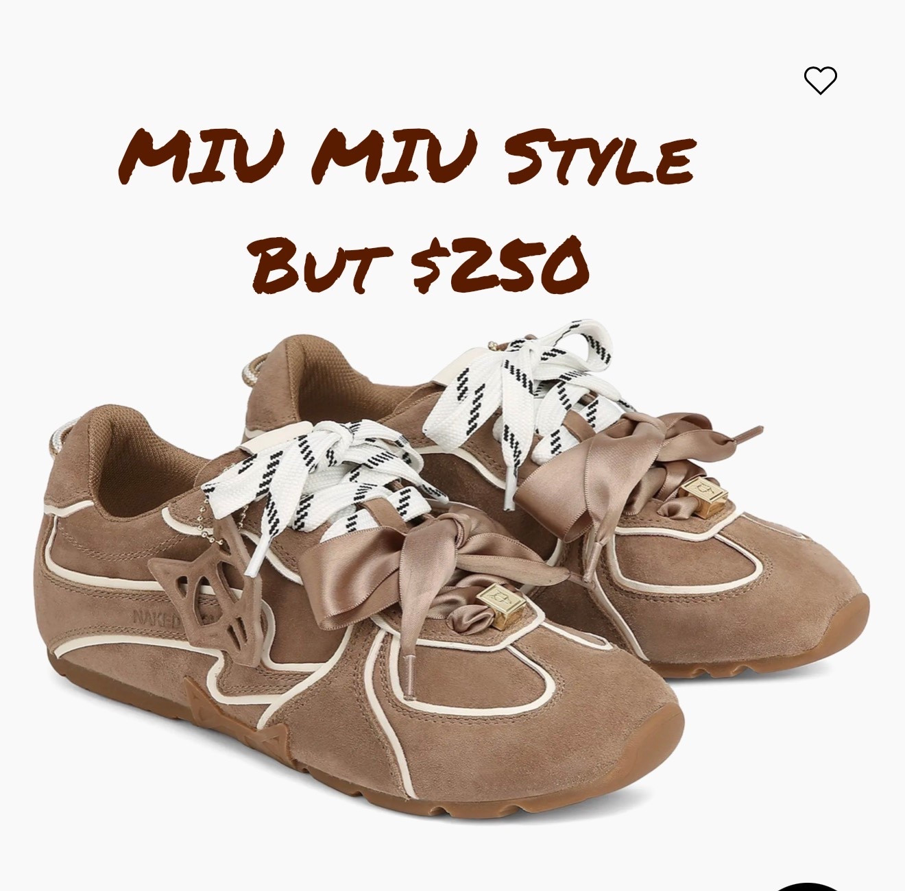 Since you’ve been hunting for the sold-out Miu Miu sneakers… I found the closest look-alike — just as chic, insanely comfy, and literally a quarter of the price.

Miu Miu sneaker alternative
designer sneaker dupe
affordable luxury sneakers
comfortable everyday sneakers
fashion sneakers under $100
chic casual sneakers for women
trendy white sneakers
travel-friendly sneakers
stylish walking shoes
designer-inspired footwear

#LTKootd #LTKActive #LTKgrwm