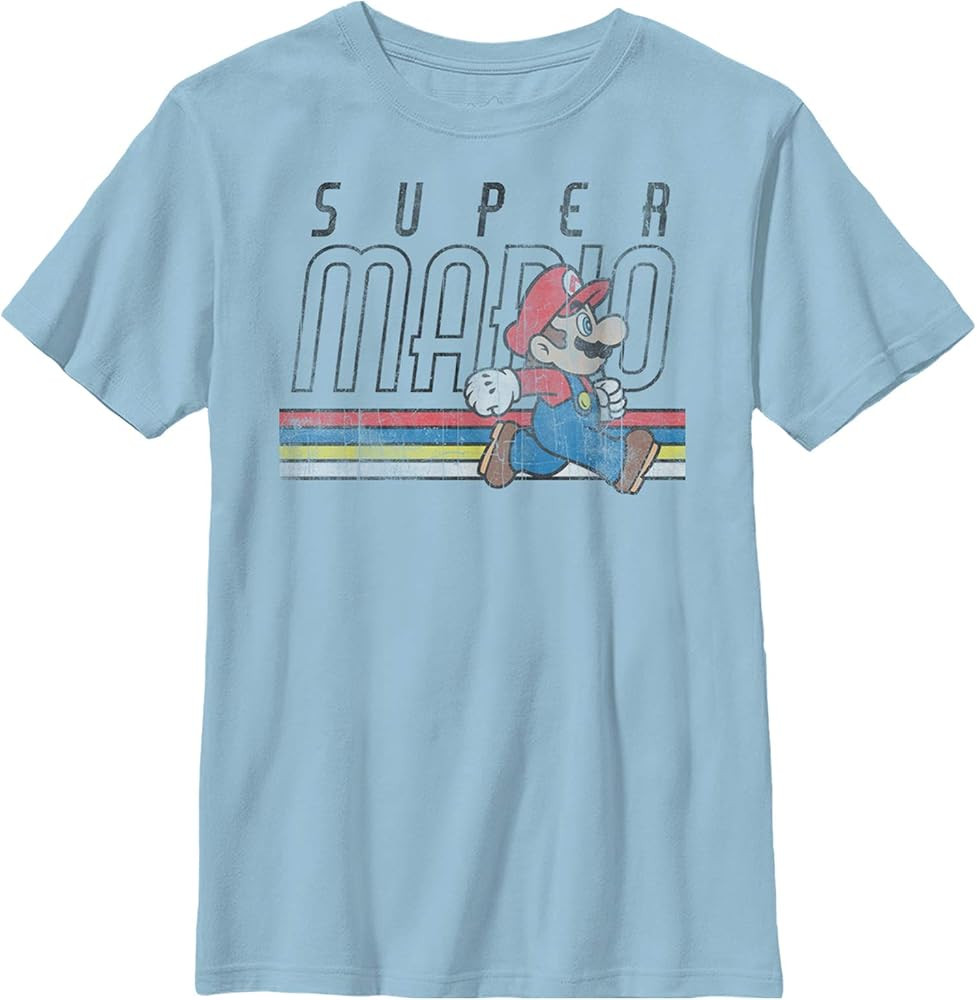 Nintendo Boy's Throwback Mario T-Shirt | Amazon (US)