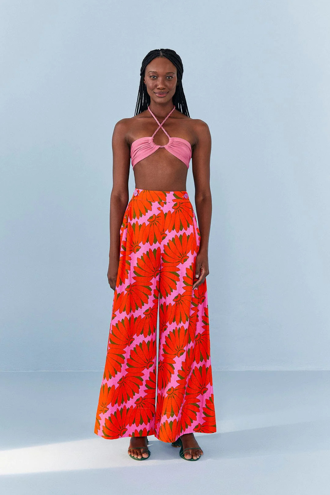 pink copacabana pants | FarmRio (US)