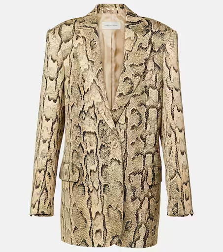 Snake-effect jacquard blazer | Mytheresa (US/CA)