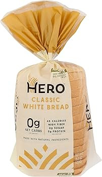 Hero Bread Classic White Bread, 15.9 OZ | Amazon (US)