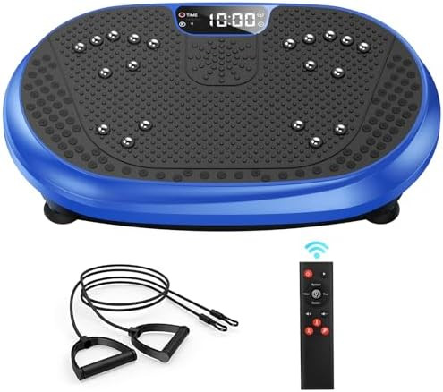 Vibration Plate Exercise Machine, Vibrating Fitness Platform for Lymphatic Drainage, Full Body Sh... | Amazon (US)