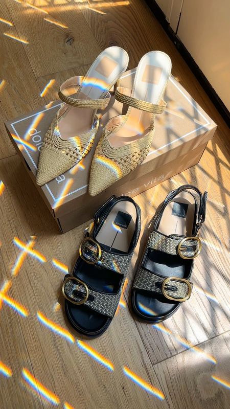 New summer shoes, one for everyday and one for going out! So obsessed #sandals #summershoes #summerheels #summersandals #dolcevita 

#LTKVideo #LTKStyleTip #LTKFindsUnder100
