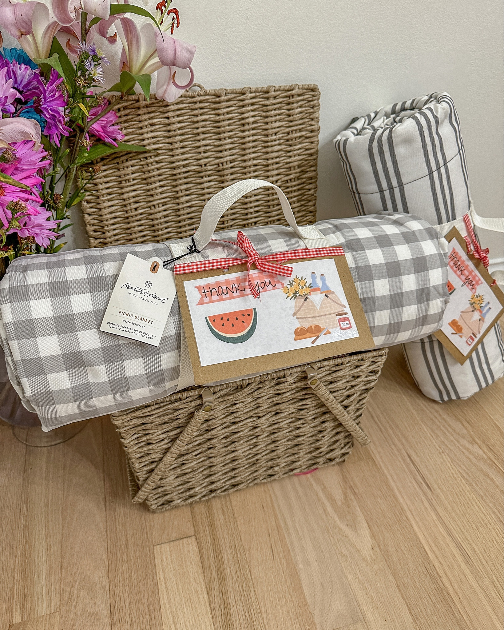 End of the year teacher gift 🍎✏️🧺 l’m loving these hearth & hand picnic blankets 

#LTKGiftGuide #LTKSeasonal #LTKFind