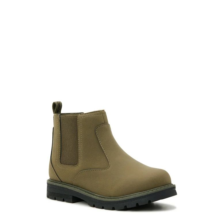 Wonder Nation Little & Big Boys' Chelsea Boots | Walmart (US)