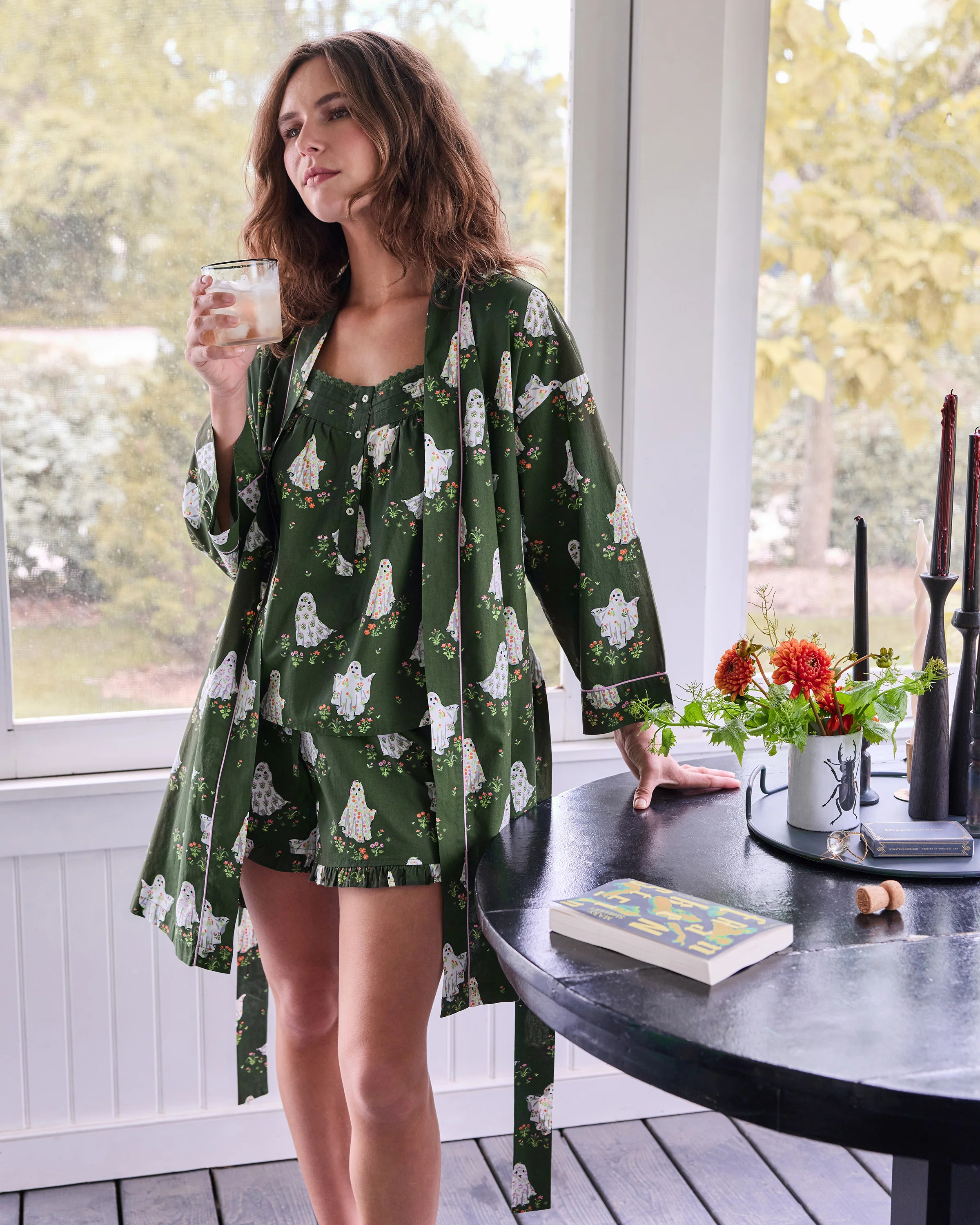 Gardening Ghosts - Getting Ready Robe - Overgrown Moss | Printfresh