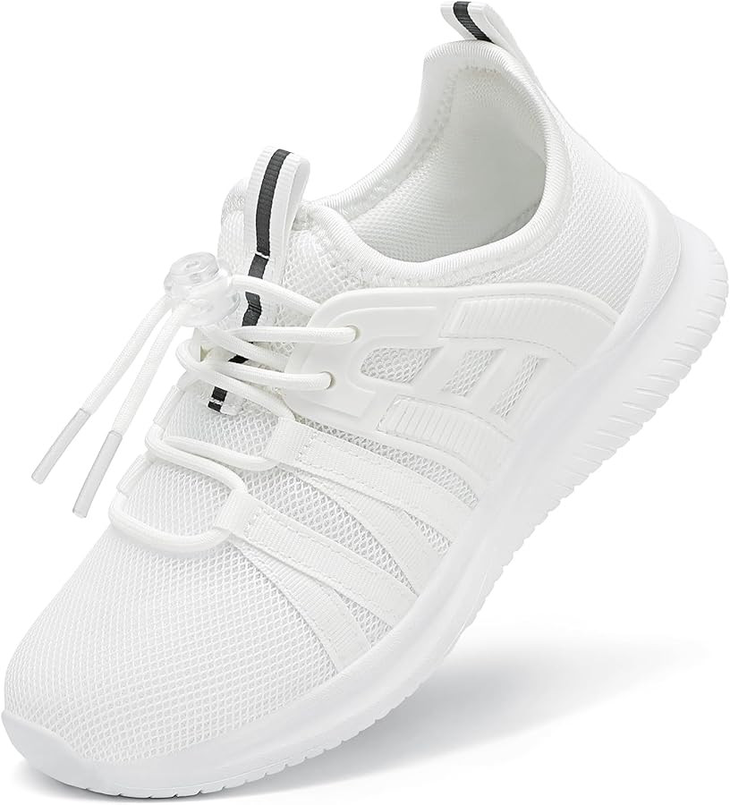 Boys Girls Sneakers Lightweight Kids Tennis Shoes Breathable Running Shoes Comfortable Toddler/Li... | Amazon (US)