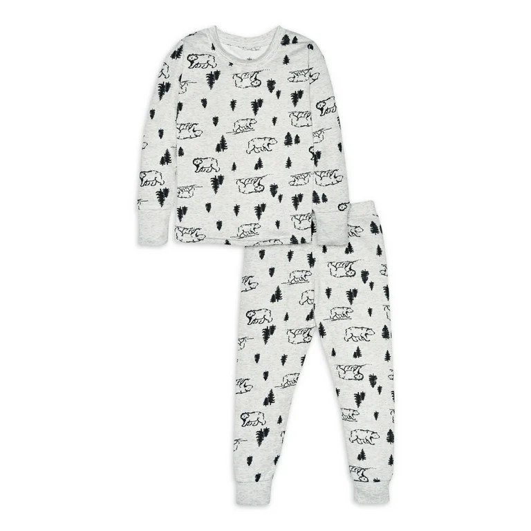 Modern Moments by Gerber Toddler Boy Tight Fitting Pajamas Set, 2-Piece, Sizes 12M-5T | Walmart (US)