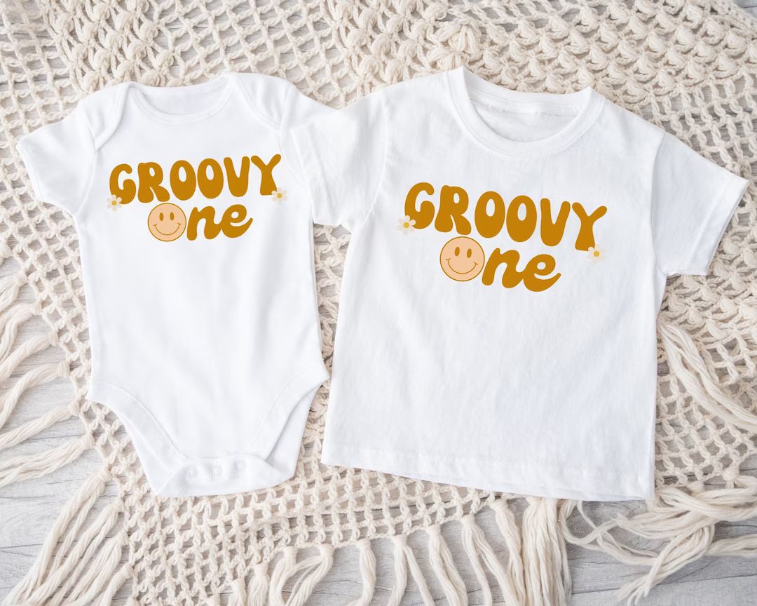 Groovy One Outfit - Groovy One Shirt or Onesie, Groovy One First Birthday, Groovy Party, Groovy F... | Etsy (US)