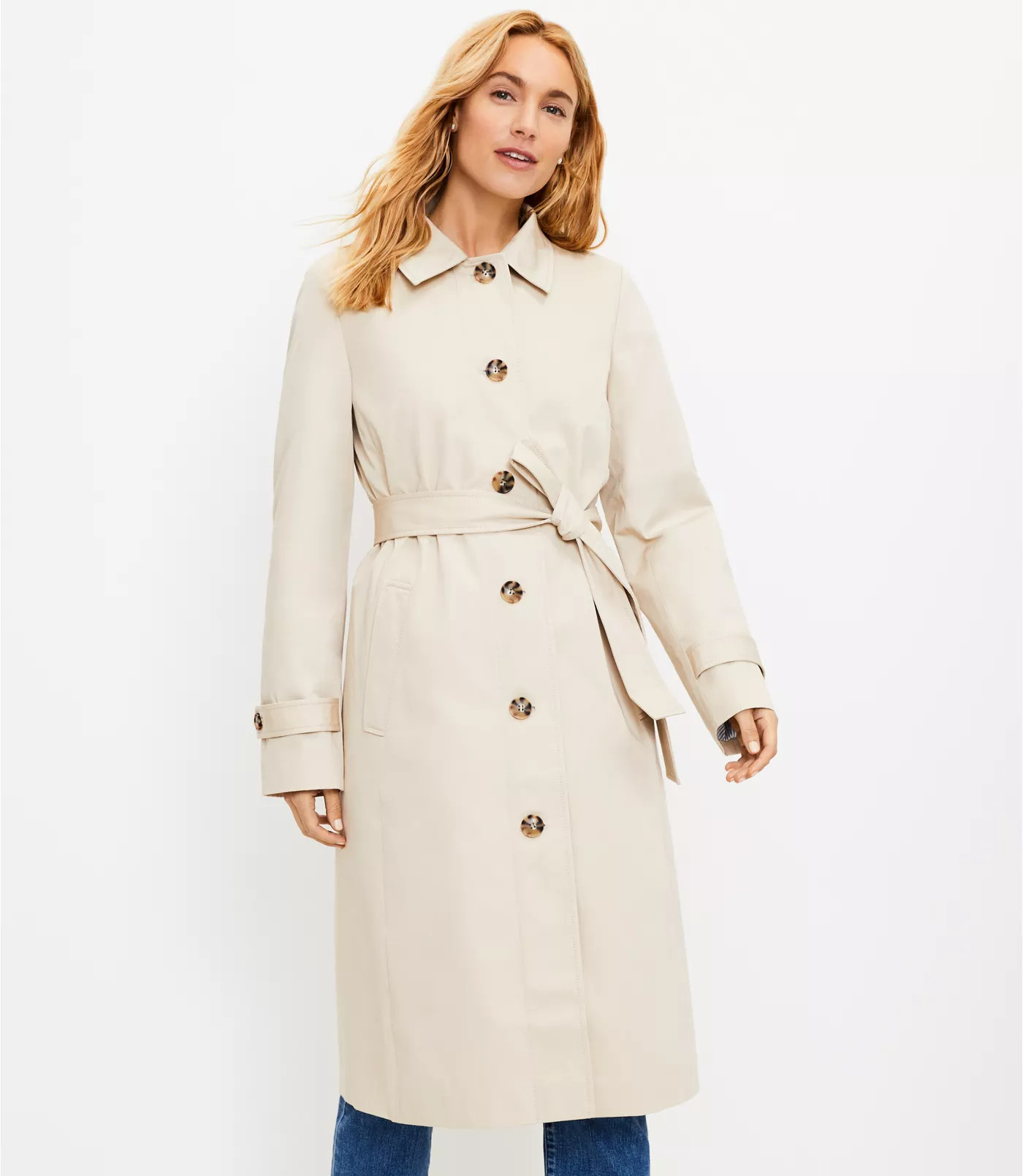 Petite Swing Trench Coat | LOFT