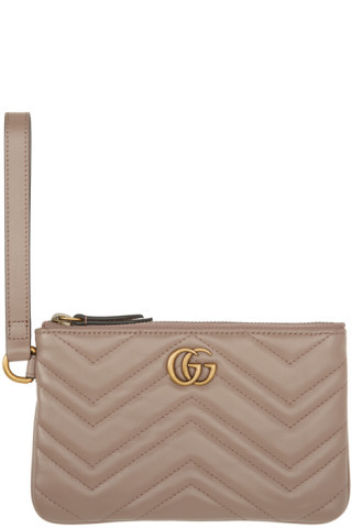 Pink GG Marmont Wallet | SSENSE