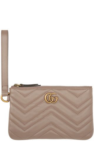 Pink GG Marmont Wallet | SSENSE