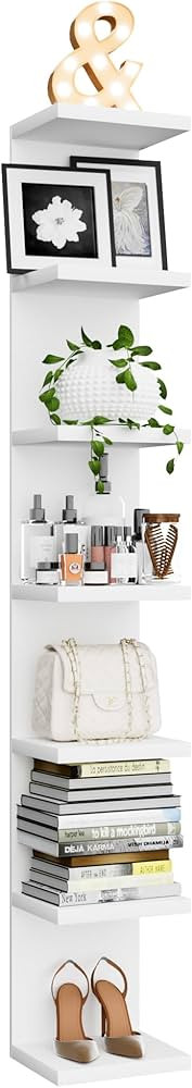 7 Tier Wall Shelf Unit, Floating Shelves for Storage Home Display, Versatile Lack Wall Shelves fo... | Amazon (US)