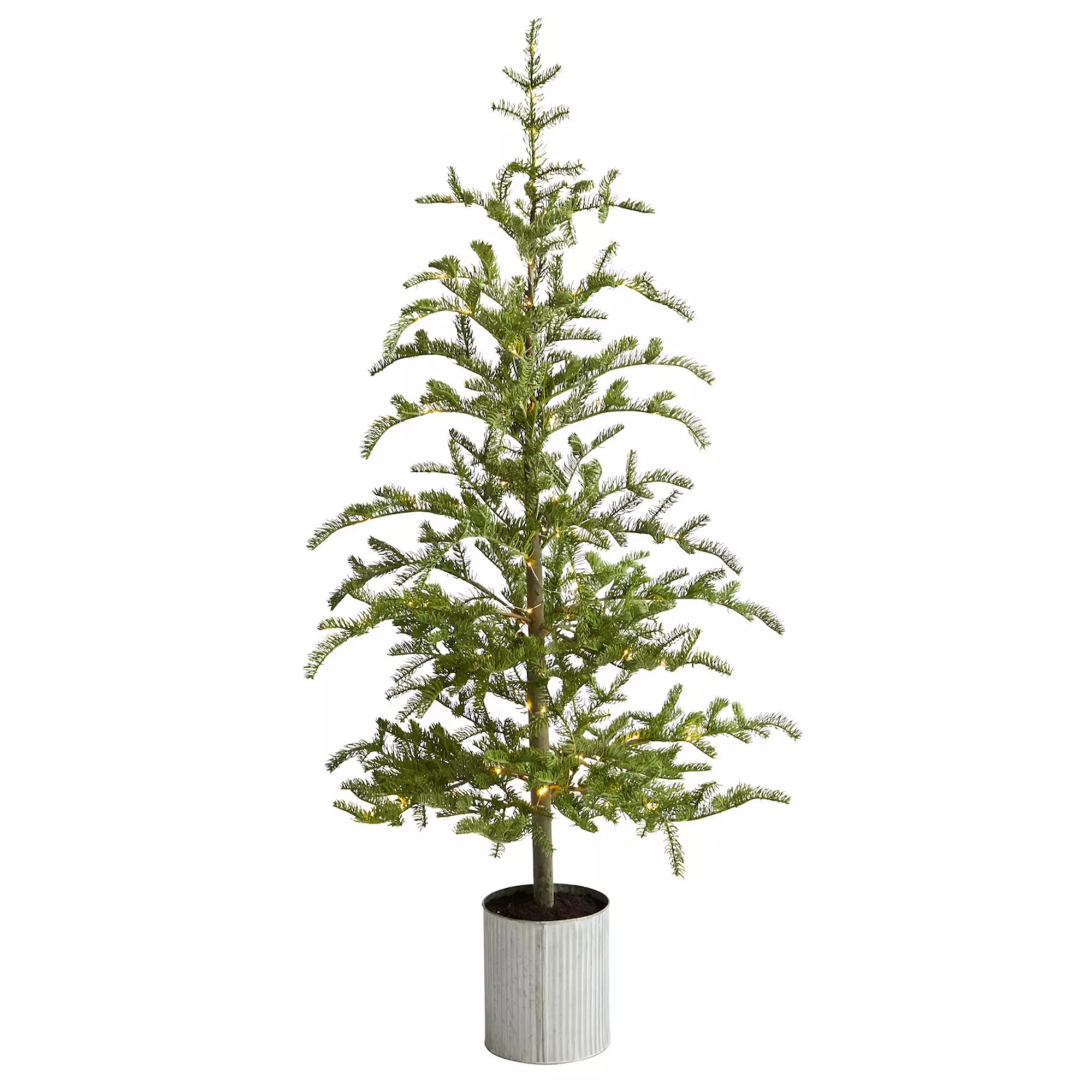 nearly natural 5.5-ft. Pre-Lit Pine Artificial Christmas Tree | Kohl's