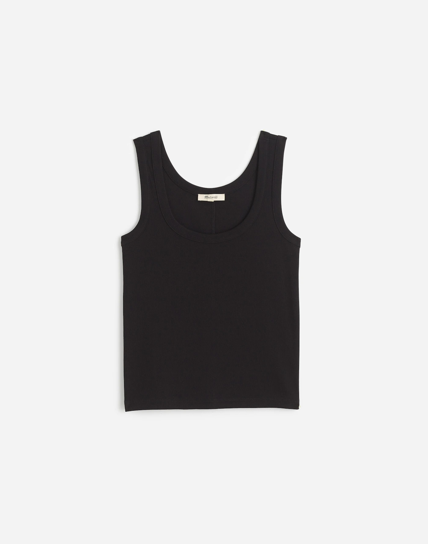 (Re)generative Cotton Ribbed Scoopneck Tank | Madewell