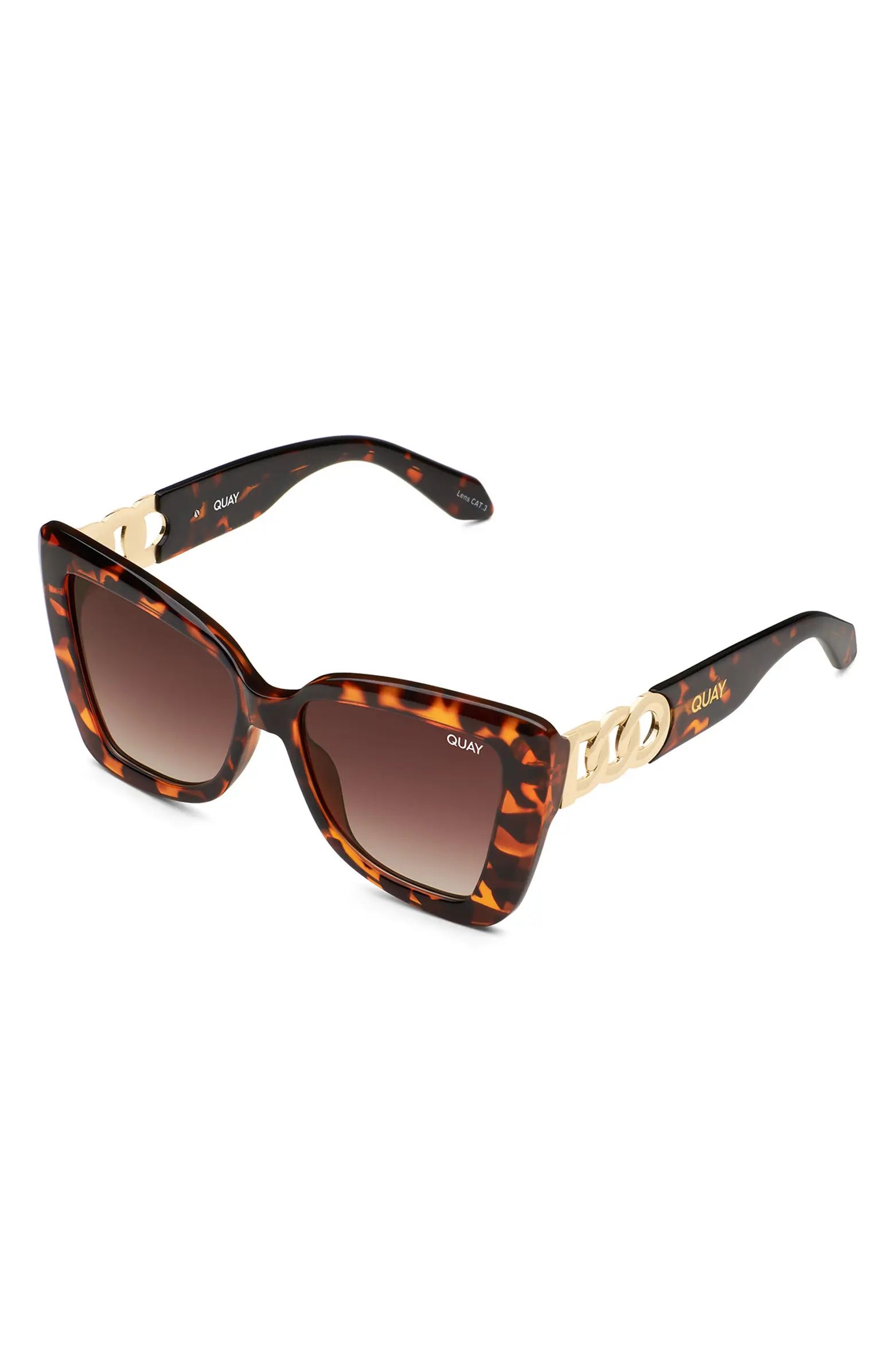 x Love Island Chain Reaction 48mm Cat Eye Sunglasses | Nordstrom