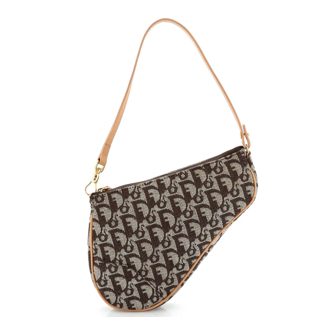 Vintage Saddle Bag Diorissimo Canvas Mini | Rebag