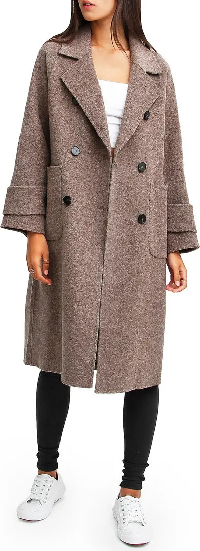 Rumour Has It Oversized Wool Blend Coat | Nordstrom Rack