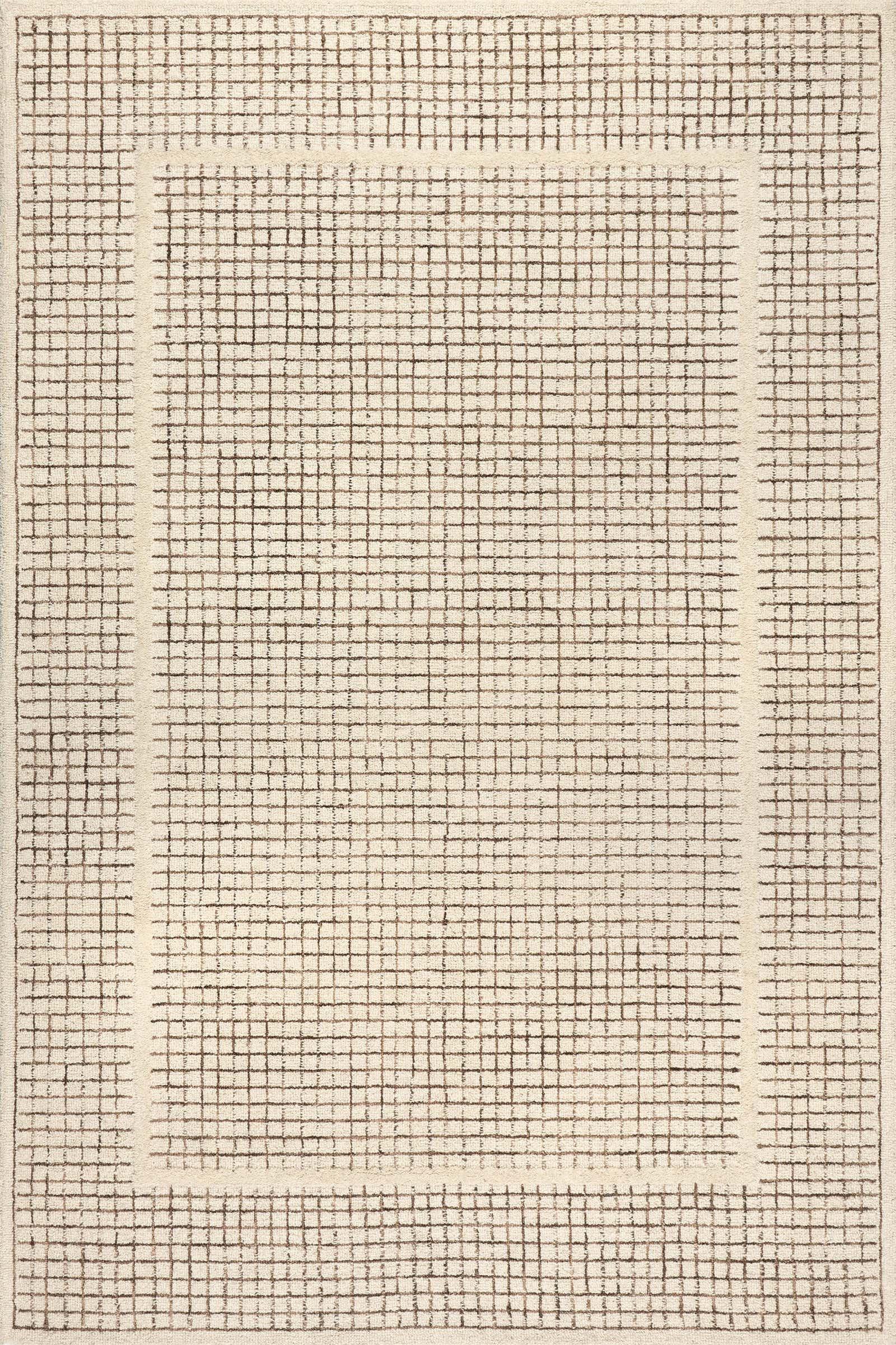 HandmadeMelrose Checked Rug | Cream Cream swatchMelrose Checked Rug | Brown Brown swatchMelrose C... | Rugs USA