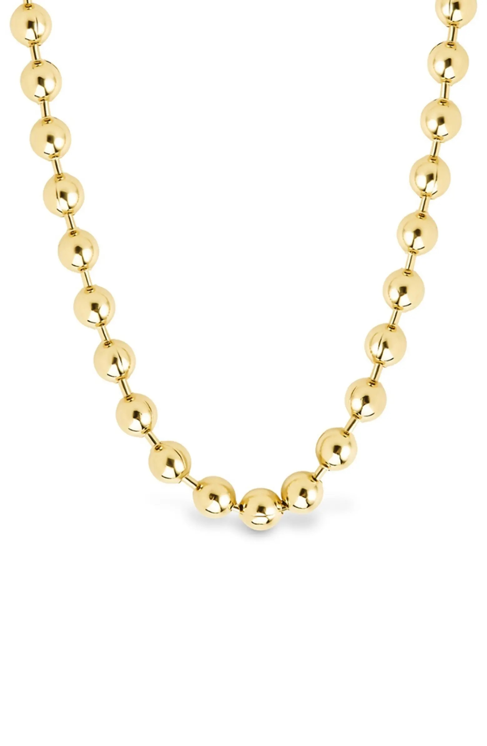 Sterling Forever Destiny Beaded Chain Necklace | Nordstromrack | Nordstrom Rack