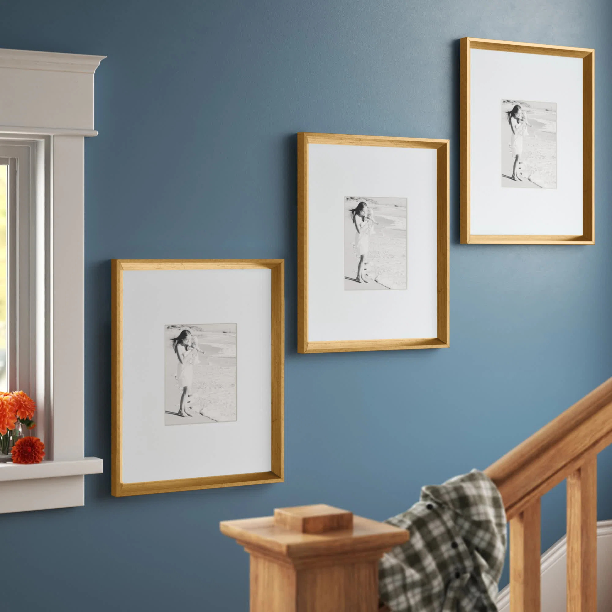 Baislee Matte Picture Frame - Set of 3 with Mat (Set of 3) | Wayfair North America