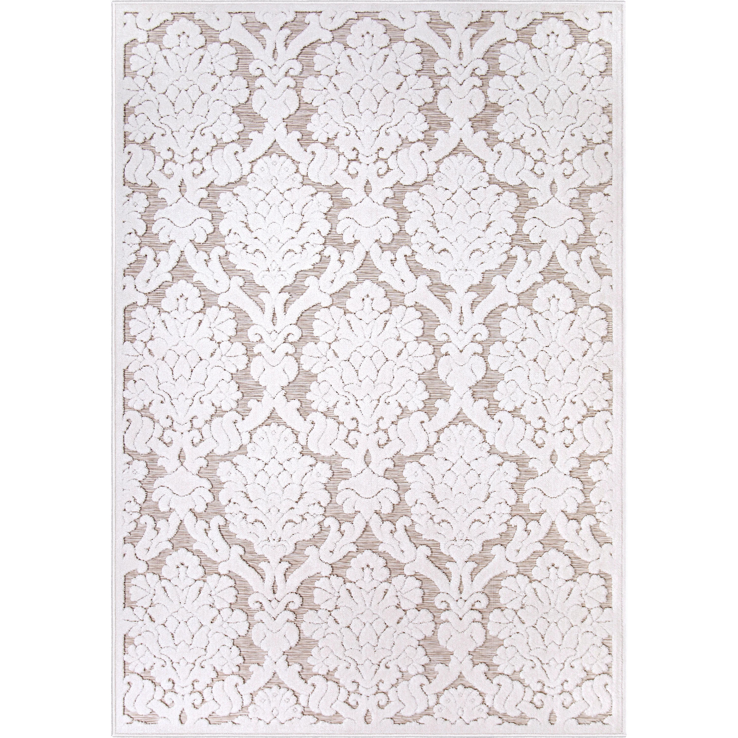 My Texas House Charlotte 7'9" X 10'10" Driftwood Floral Area Rug | Walmart (US)