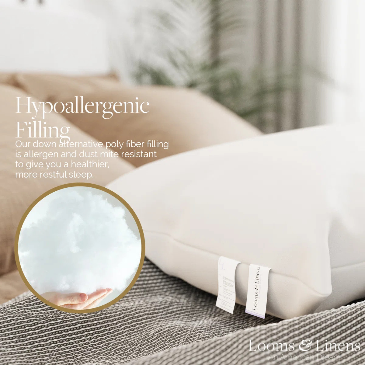 Looms & Linens Full Body Pillow Dakimakura insert for Bed | Wayfair North America