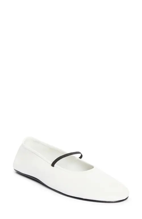 The Row Ballet Flat in Milk at Nordstrom, Size 41 | Nordstrom