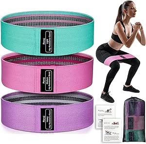 Resistance Bands, Exercise Workout Bands for Women and Men, 5 Set of Stretch Bands for Booty Legs... | Amazon (US)