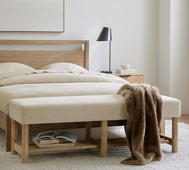 Clyde Upholstered Bench | Pottery Barn (US)