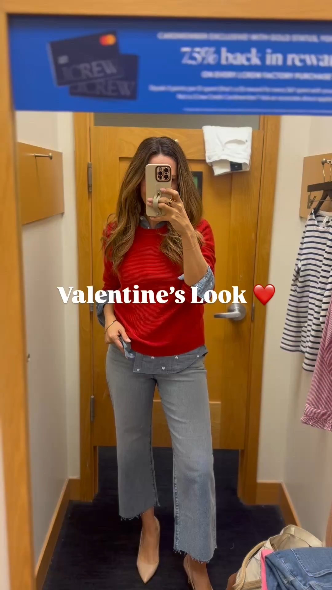 Valentine’s Day look from J.Crew Factory..
Love this heart denim button down that’s perfect alone or layered with a sweater.  Now on sale! ❤️

Valentine’s Day outfit, red sweater, heart denim, teacher outfit 


#LTKSaleAlert #LTKHoliday #LTKWorkwear