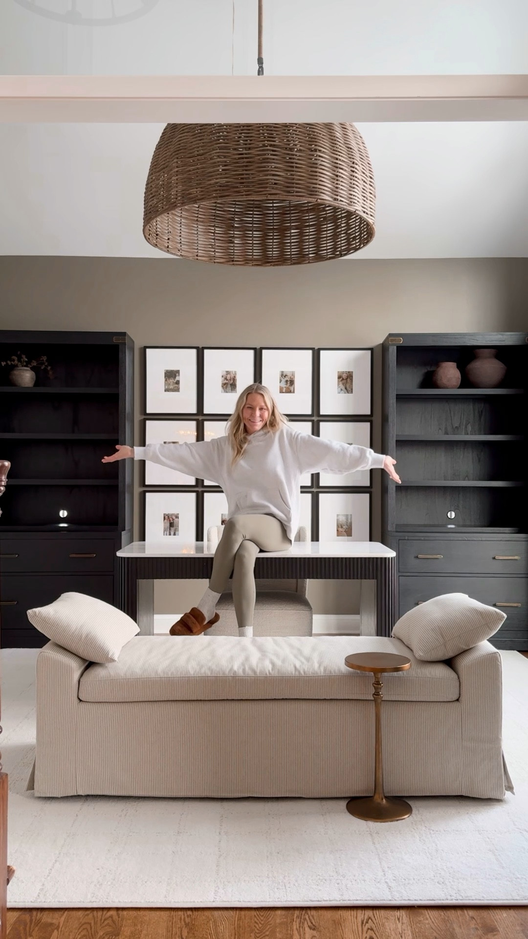 Home office update 🤍 

Paint Color is SW adaptive shade 

#LTKWatchNow #LTKStyleTip #LTKHome