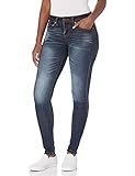 V.I.P. JEANS Women's Skinny Jeans, Vintage Dark Blue, 3 | Amazon (US)