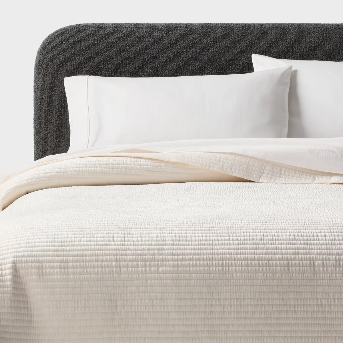 King Ruched Velvet Quilt Green - Threshold™ | Target