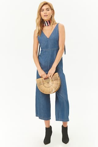 Denim Culotte Jumpsuit | Forever 21 (US)
