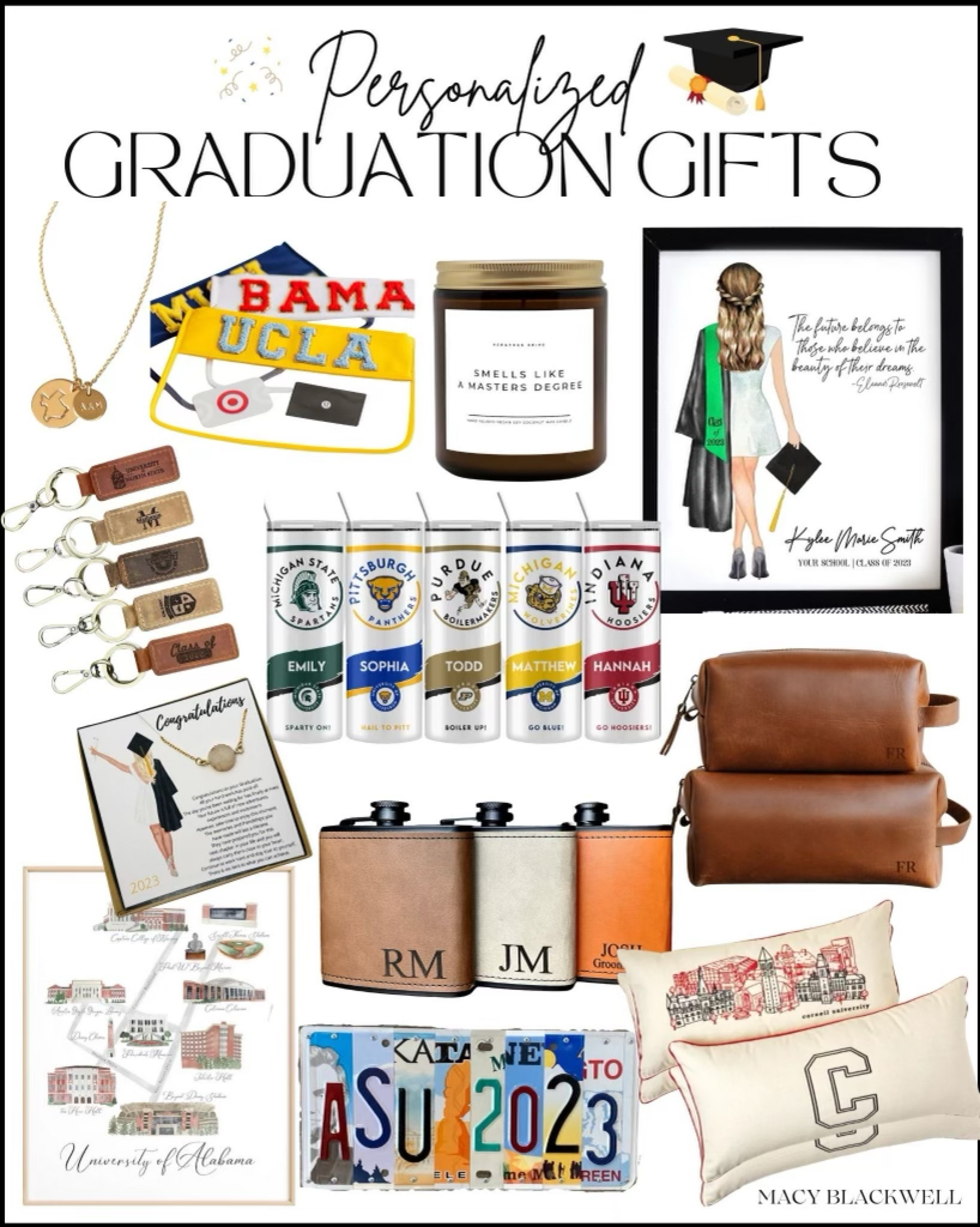 Graduation gift. Graduation present. Grad gift. Personalized graduation gift. Custom graduation gift. Unique graduation gift ideas  

#LTKGiftGuide #LTKU #LTKfamily