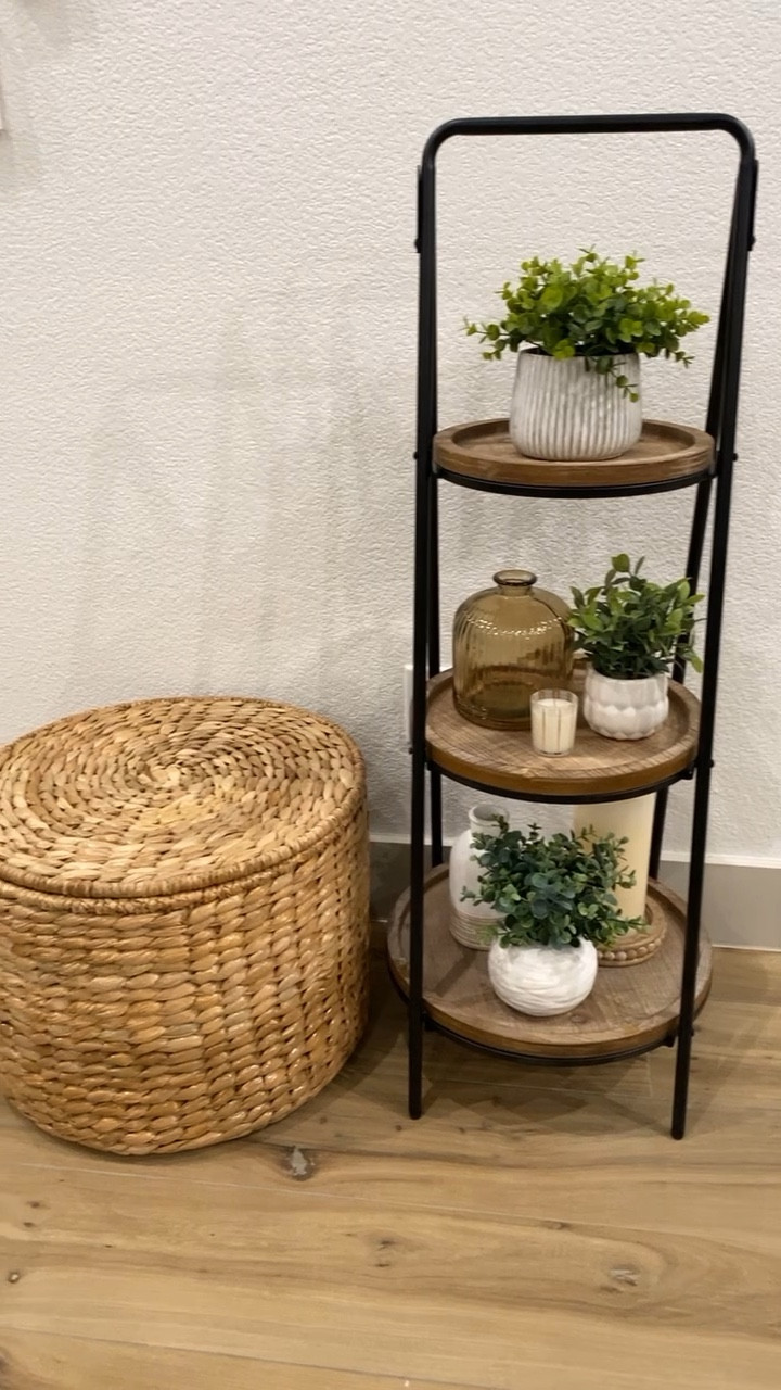 Love this beautiful tiered tray for everyday decor and seasonal decor.  Approx 18x18x43 inches tall. Could also be used to serve up treats when hosting dinners and parties  

#LTKVideo #LTKhome #LTKSeasonal