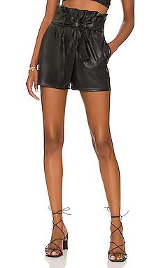 Commando Faux Leather Paperbag Short in Black from Revolve.com | Revolve Clothing (Global)