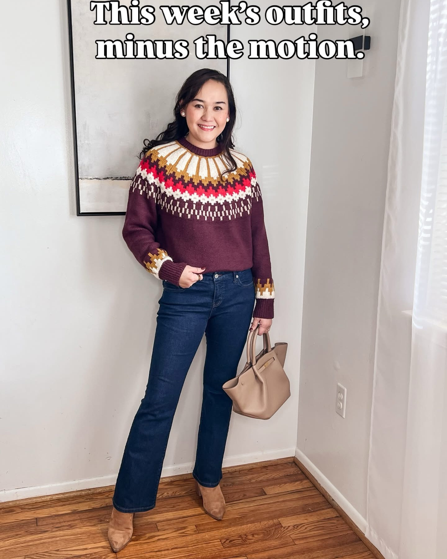 Reels, but make it still.

All of this week’s outfits in one spot for easy inspo + screenshots.

Which look was your favorite?

amazon holiday looks, polished outfits women, brown outfit ideas, amazon fashion finds, outfits for women in their 40s, chic mom outfits, neutral outfit inspiration, affordable elevated style, everyday outfits women, weekly outfit inspo


#LTKootd #LTKHoliday #LTKSeasonal