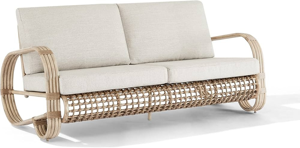 Ulax Furniture Outdoor Sectional Conversation Loveseat Set Patio Furniture for Indoor/Outdoor Use | Amazon (US)