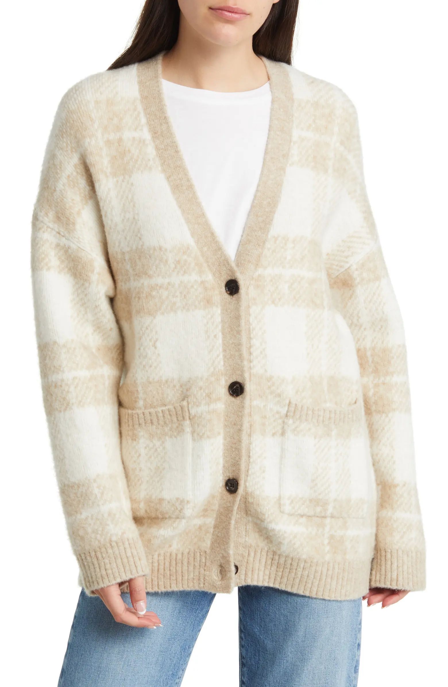 Runi Plaid Cardigan | Nordstrom