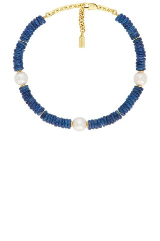 VALERE Kyanite Necklace in Kyanite And Pearls | FWRD | FWRD 