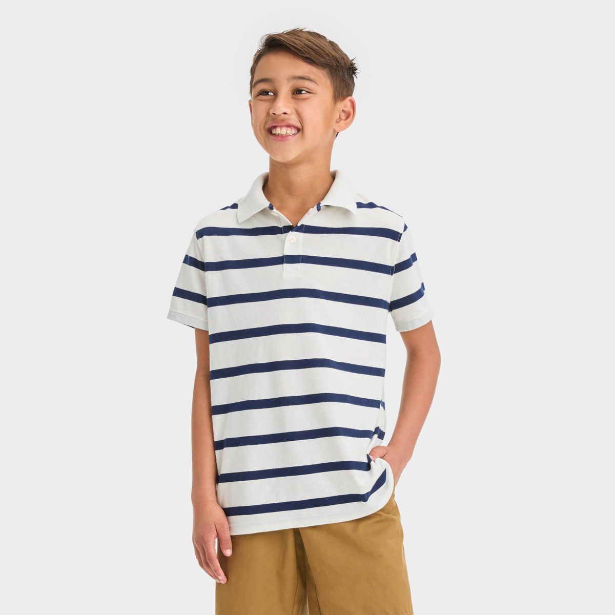 Boys' Short Sleeve Polo Shirt - Cat & Jack™ | Target