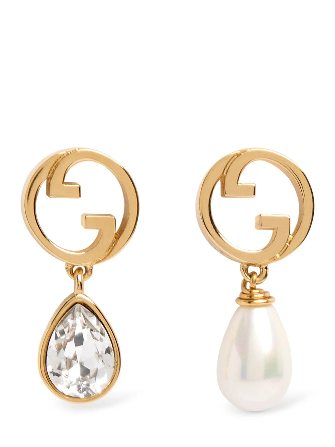 Orecchini Diversi Gucci Blondie In Ottone | Luisaviaroma