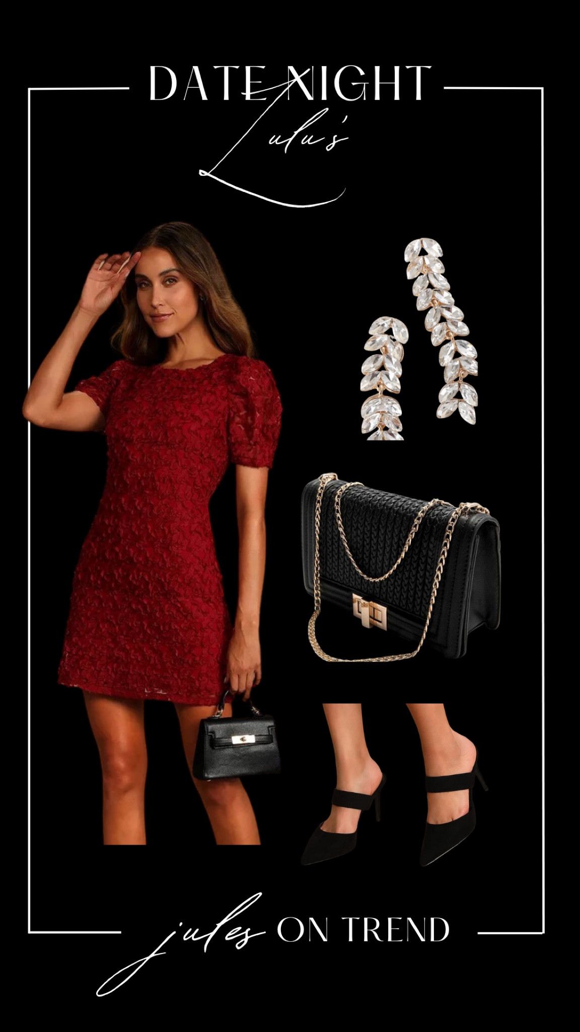 Date night outfit idea from Lulu’s

Love this Chanel inspired bag!

#LTKFindsUnder50 #LTKStyleTip #LTKItBag