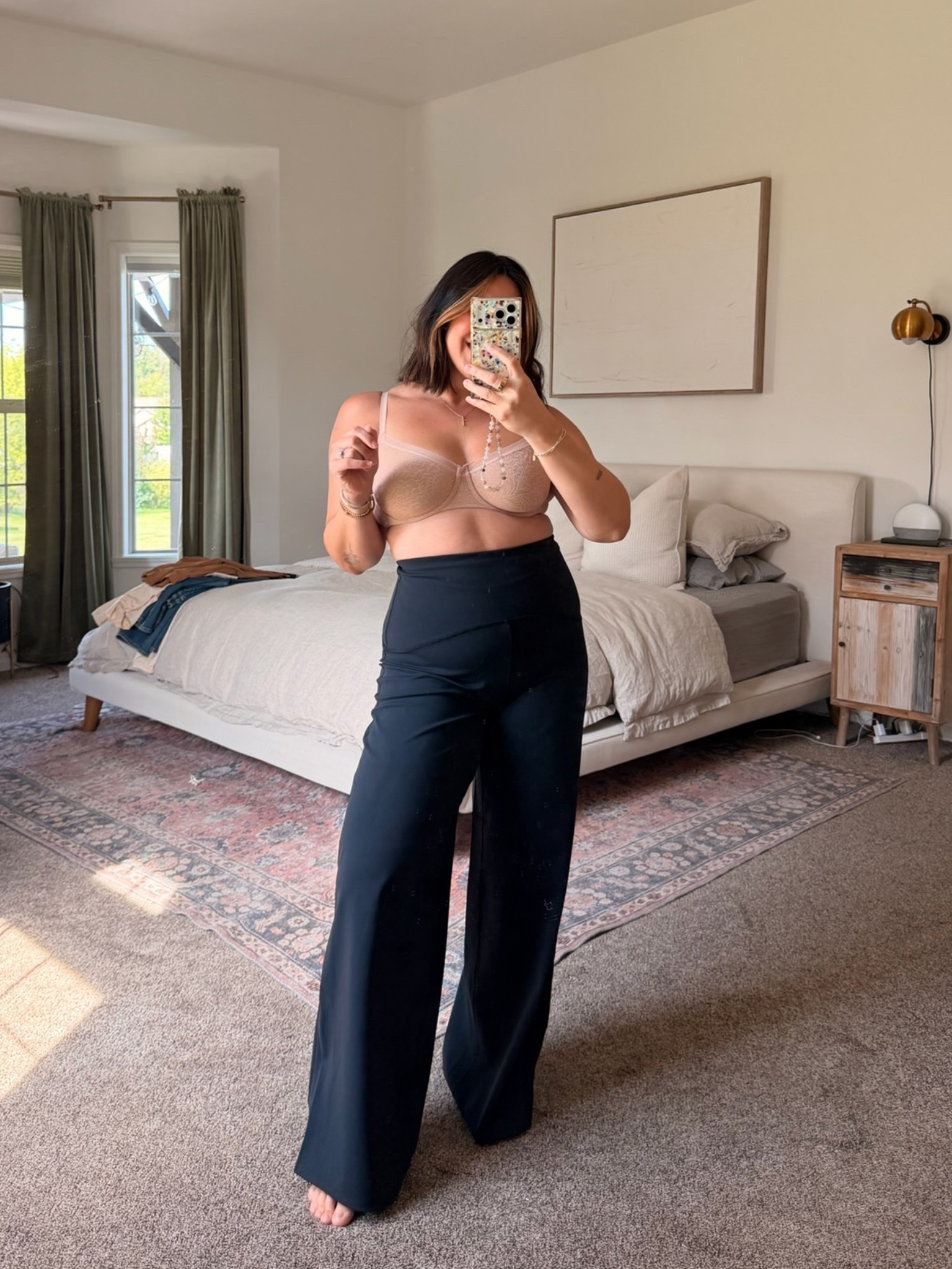 The new booty boost wide leg are phenomenal! My size L regular (could have done M) code: NINAXSPANX gets ya 15% off.

#LTKMidsize #LTKSeasonal #LTKSaleAlert