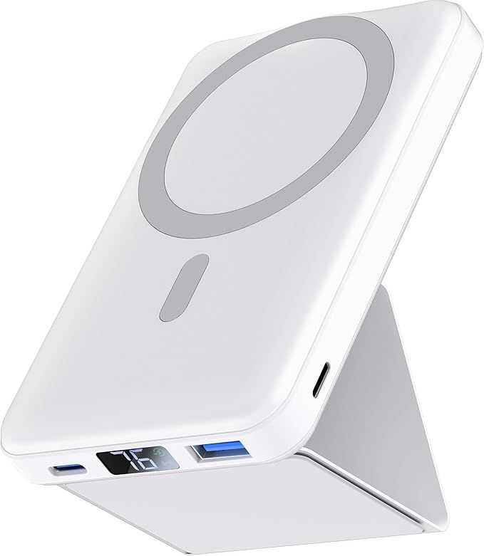 podoru Magnetic Power Bank, Foldable 10000mAh Wireless Portable Charger with Smart LED Display 22... | Amazon (US)