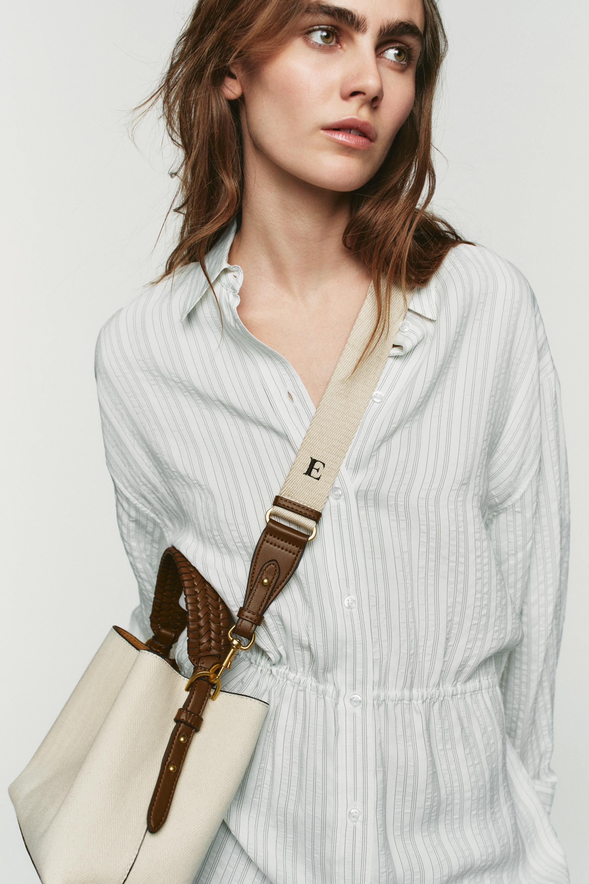 WOVEN STRAP CANVAS BAG | Zara US