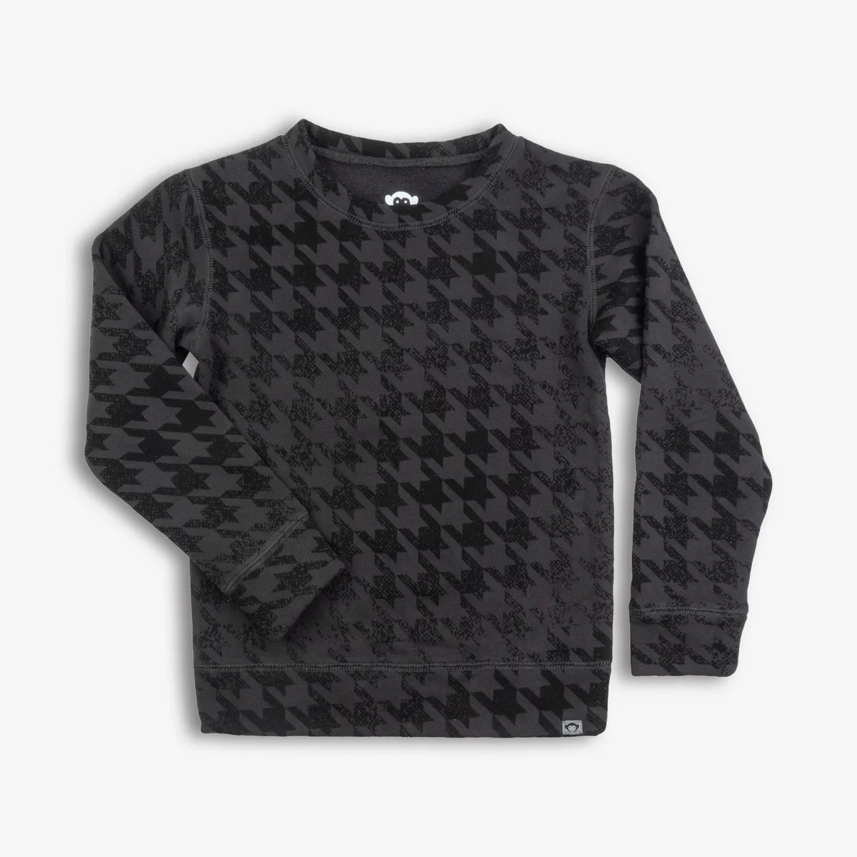Revel Crewneck | Black Houndstooth | Appaman Children's Clothing