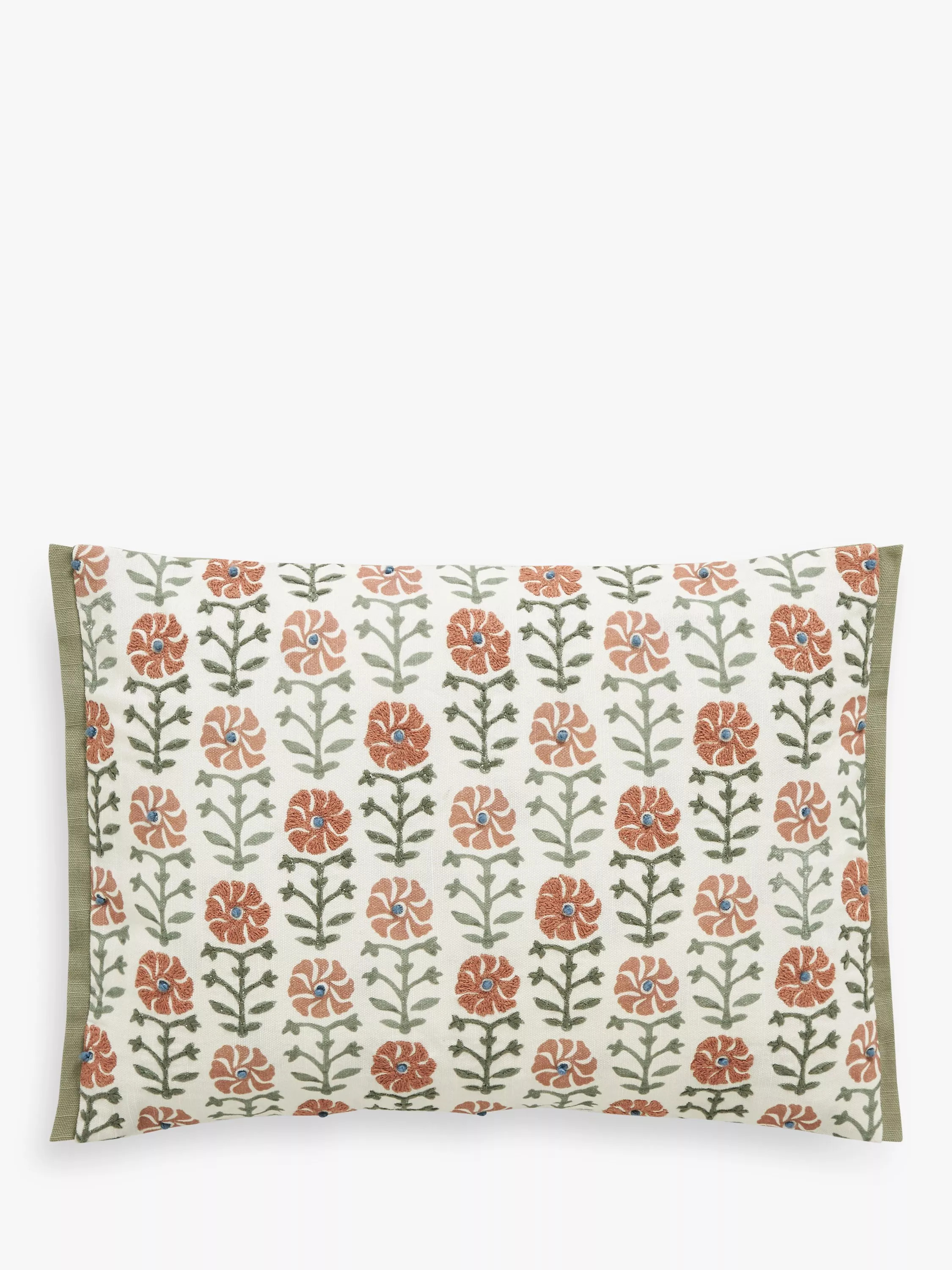 John LewisAria Cushion, Terracotta | John Lewis (UK)